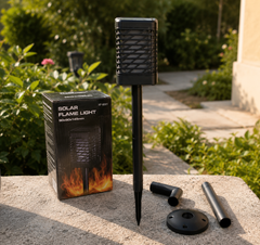 Dual Placement Solar Light Design D (Ground Dig-In & Wall Mounted)