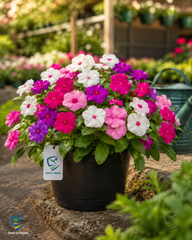 Vinca Tall Mix Seeds – Heat Tolerant Mixed Color Summer Flowers