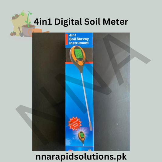 4-in-1 Digital Soil Meter in Pakistan pH, Moisture, Temperature & Light Tester