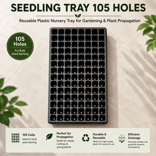 105-Hole Seedling Tray in Pakistan  High-Capacity Nursery Tray for Bulk Seed Starting