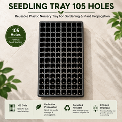 105-Hole Seedling Tray in Pakistan  High-Capacity Nursery Tray for Bulk Seed Starting