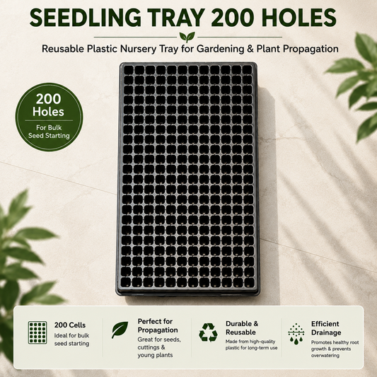 200-Hole Seedling Tray in Pakistan  Large-Capacity Nursery Tray for Commercial Plant Growers