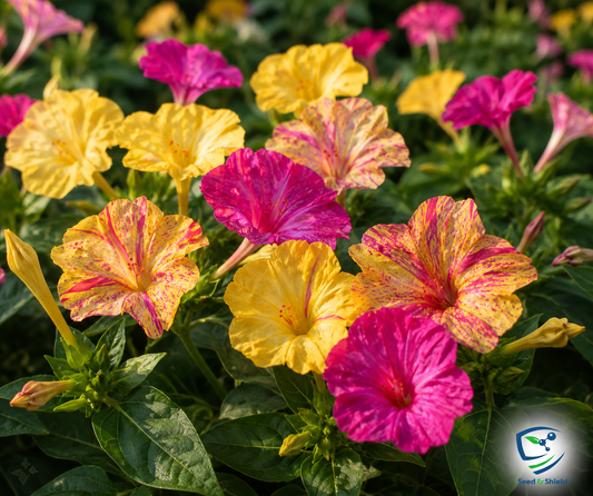 Four’o Clock Mix Seeds – Vibrant Multicolor Summer Flower