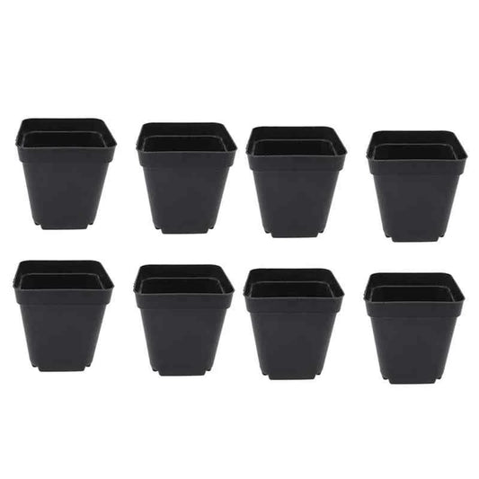 4x4 Inch Square Nursery Pot  Single Piece for Herbs, Succulents & Vegetable Seedlings