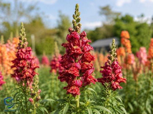 Antirrhinum Red & Yellow Flower Seeds | Bicolor Snapdragon Seeds for Winter