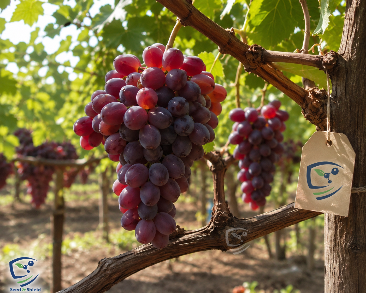 Red Crimson Seedless Grapes Plant  2 Year Grafted Vines