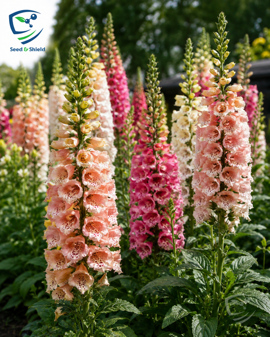 Foxglove Mix Seeds in Pakistan  Tall Spikes of Seasonal Colorful Flowers