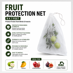 Fruit Protection Net 9 X 7 Feet | Protect Fruits from Birds & Insects
