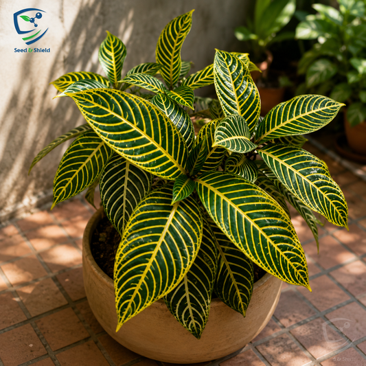 Green Sanchezia Plant – Tropical Ornamental Foliage Plant