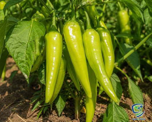 Green Banana Pepper Seeds (Hybrid) – Mild Chili for Kitchen Gardens