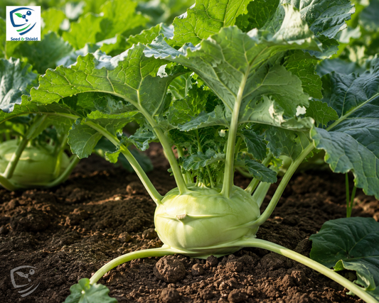 Hybrid Kohlrabi Seeds  Nutritious & Fast-Growing Winter Vegetable