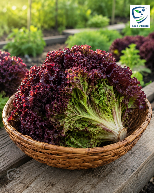 Hybrid Black Rose Lettuce Seeds  Exotic & Nutrient-Rich Salad Green