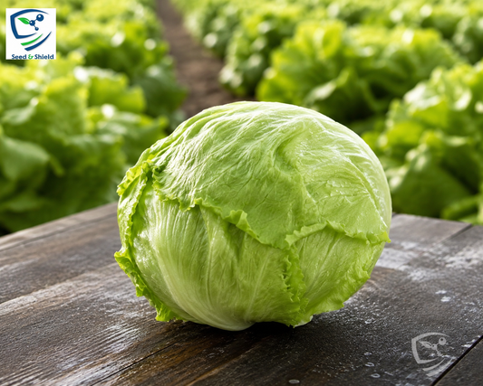 Hybrid Iceberg Lettuce Seeds  Crisp & Fresh Vegetable
