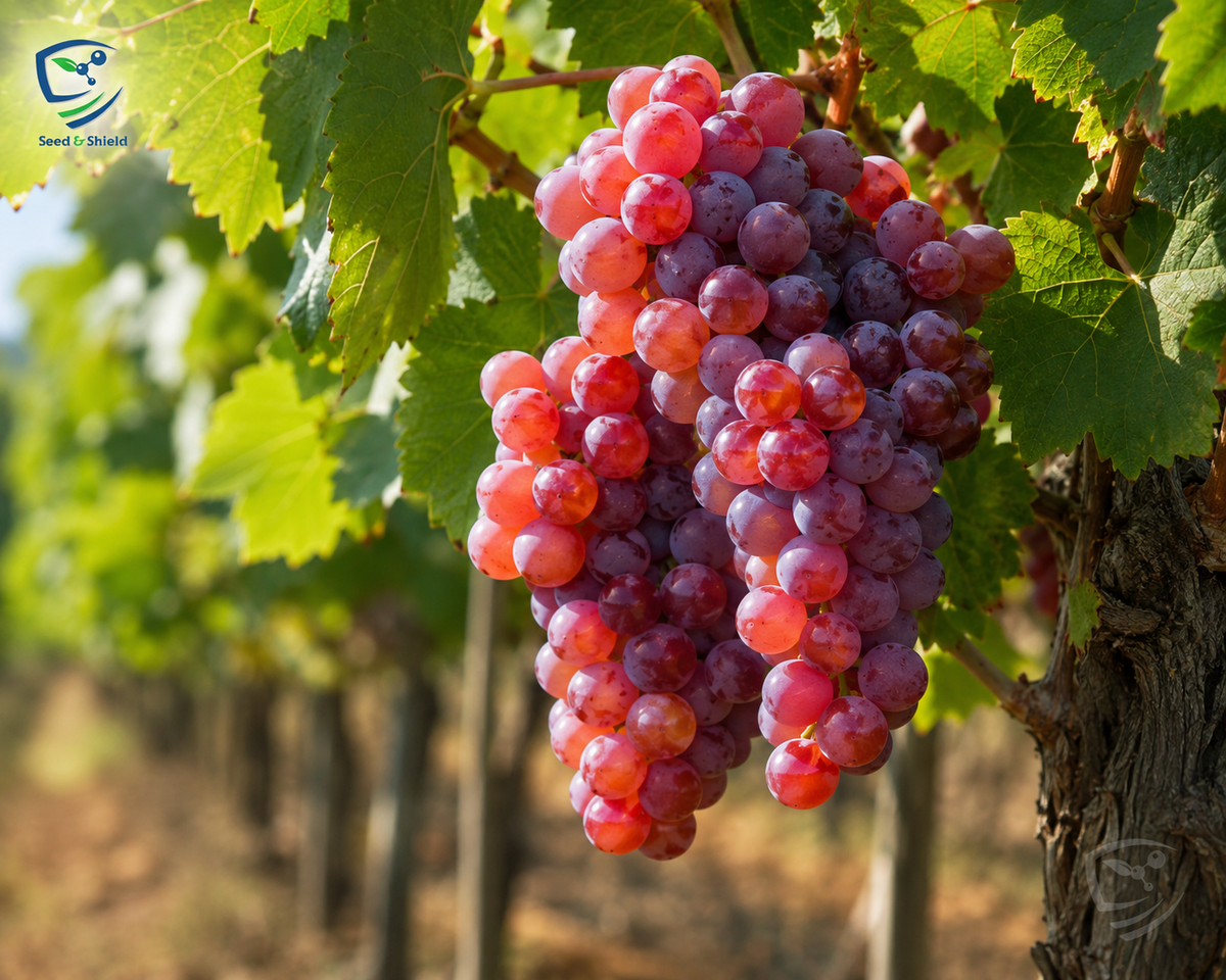 King Ruby Grapes Plant 3 Years Old  Fruiting Grafted Red Grapes Vine