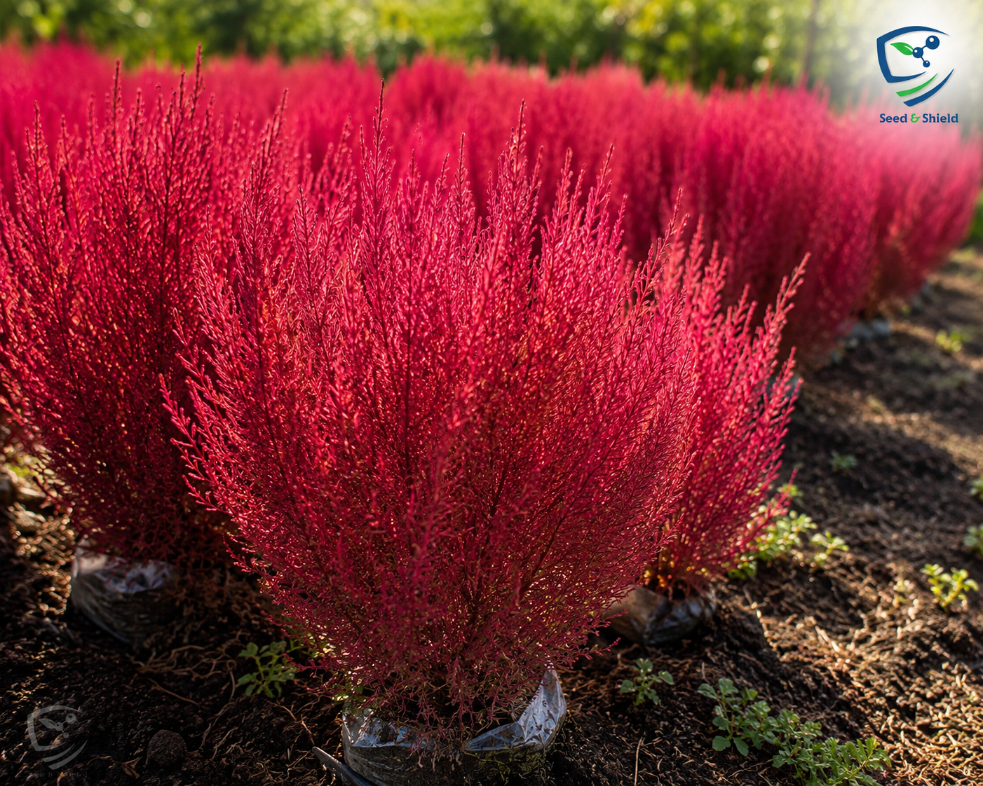 Kochia Bush Red Seeds – Vibrant Ornamental Foliage