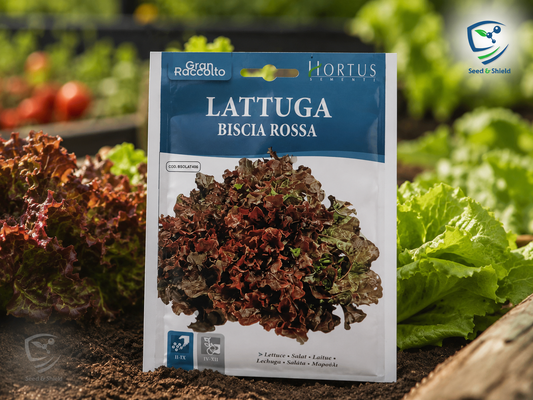 Lattuga Biscia Rossa Seeds – Red Leaf Italian Lettuce