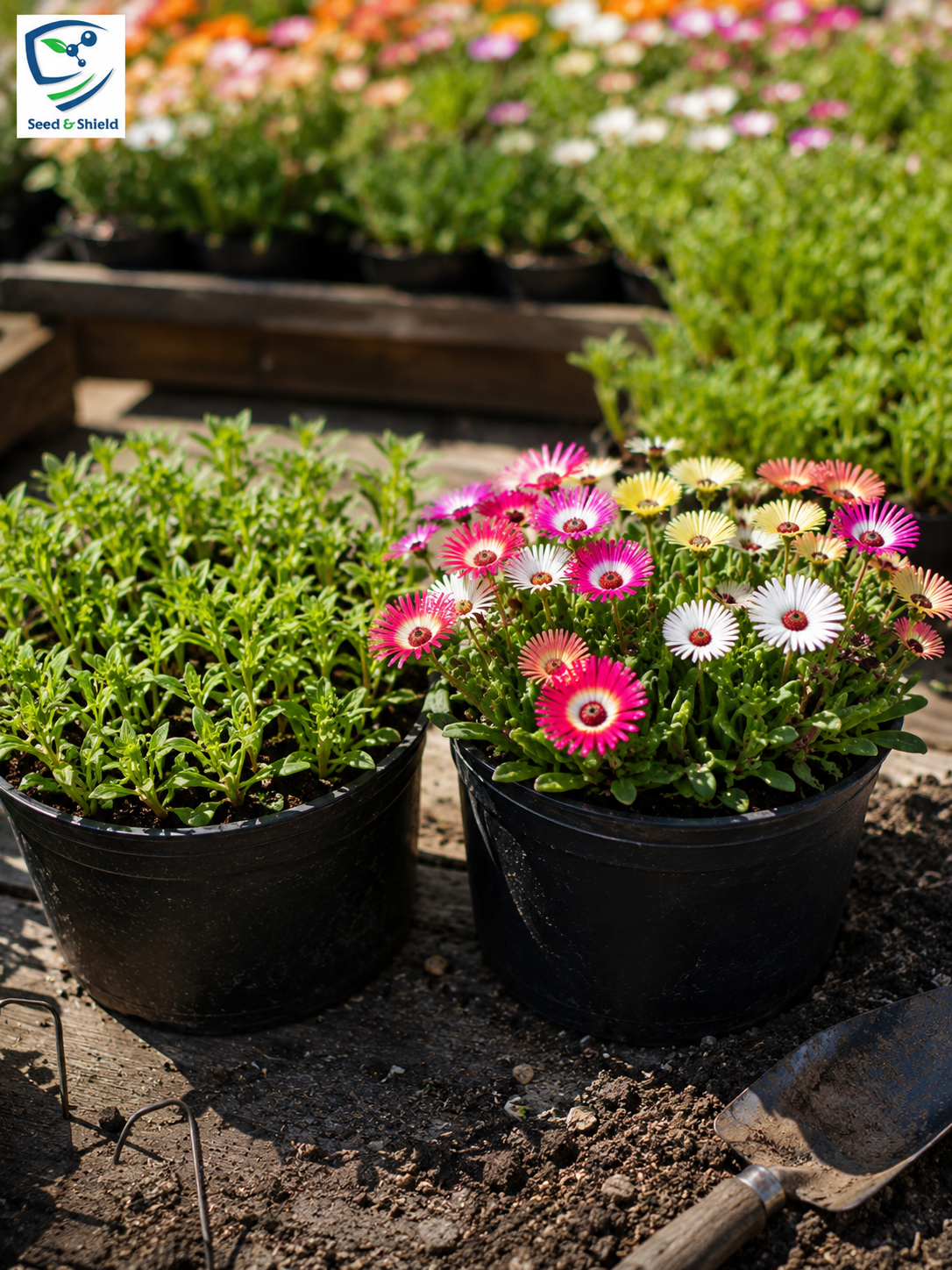 Mesembry Paneeri  Ice Plant Seedlings for Colorful Ground Cover