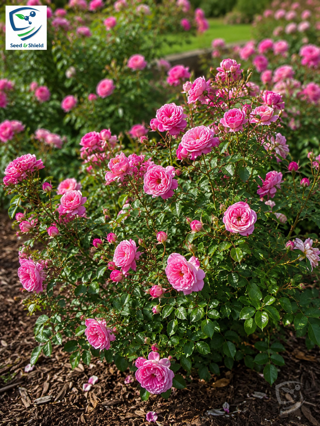 Miniature Pink Rose Plant  Compact, Beautiful & Ever-Blooming