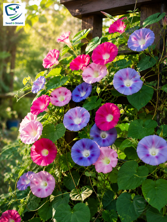Morning Glory Imperial Seeds – Majestic Blue Climbing Flower