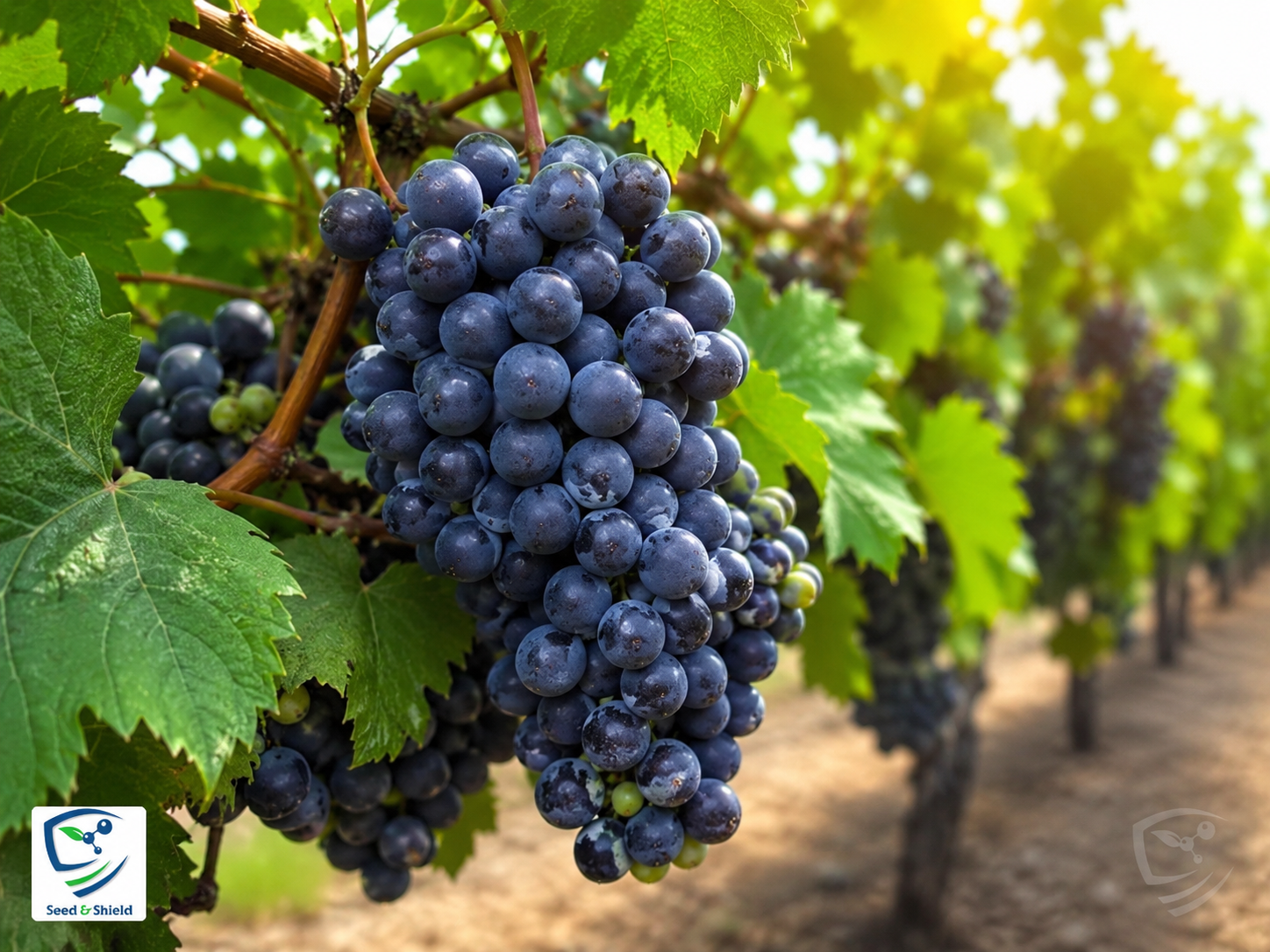 NARC Black Grapes Plant 3 Years Old  Fruiting Seeded Vine Grown in Pakistan
