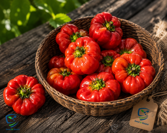 Pimento Pepper Seeds (Hybrid) – Sweet Thick-Fleshed Red Pepper