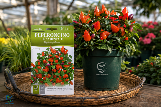 Peperoncino Ornamentale Seeds – Decorative Ornamental Chili Pepper