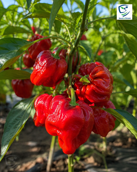 Pepperone Rosso Pepper (Capsicum annuum)