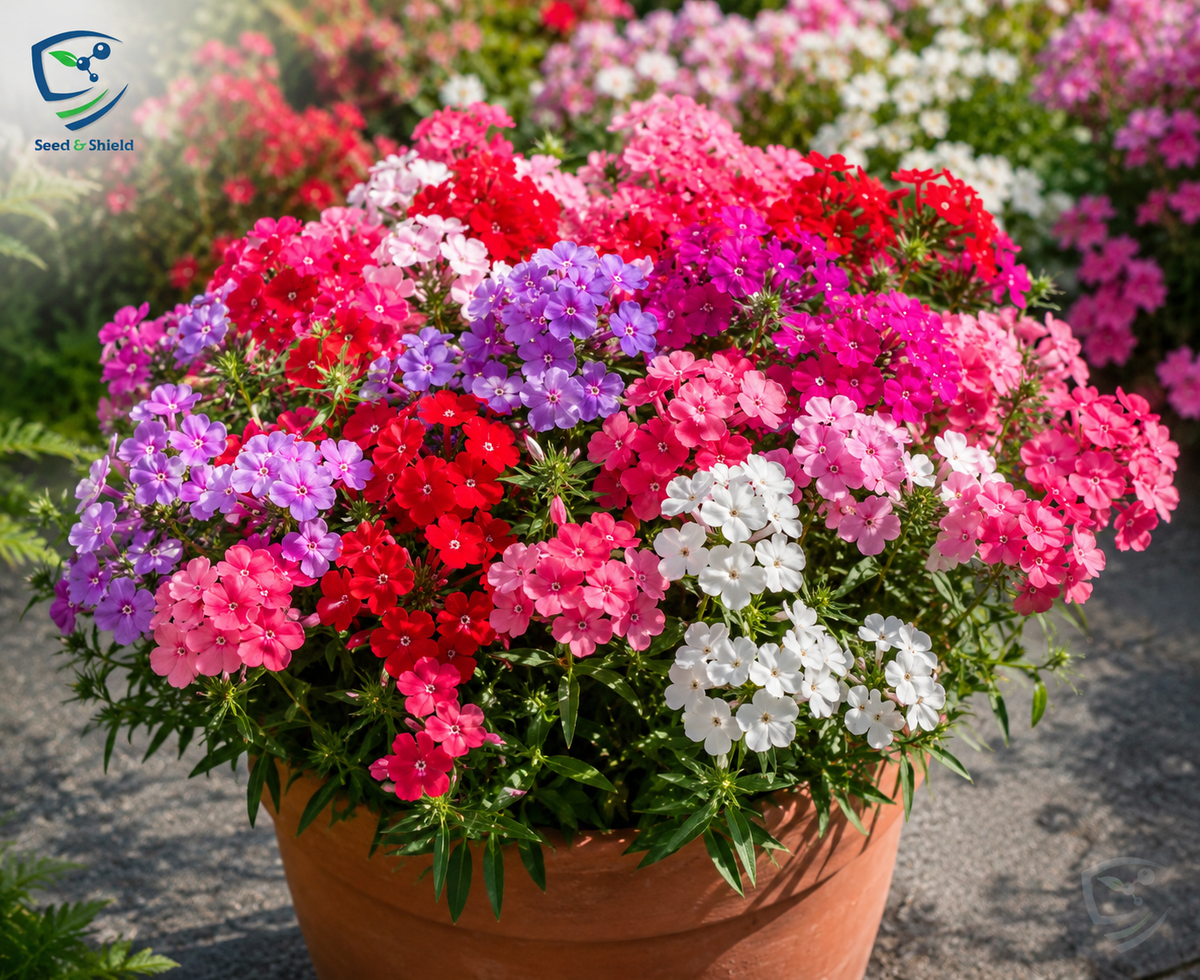 Phlox Grandiflora Mix Seeds in Pakistan  Colorful Seasonal Bedding Flowers