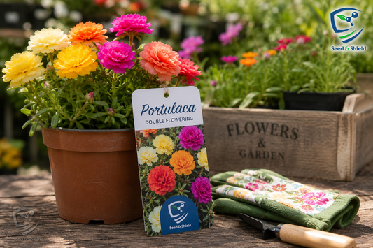 Portulaca Double Flowering Seeds – Heat Loving Moss Rose