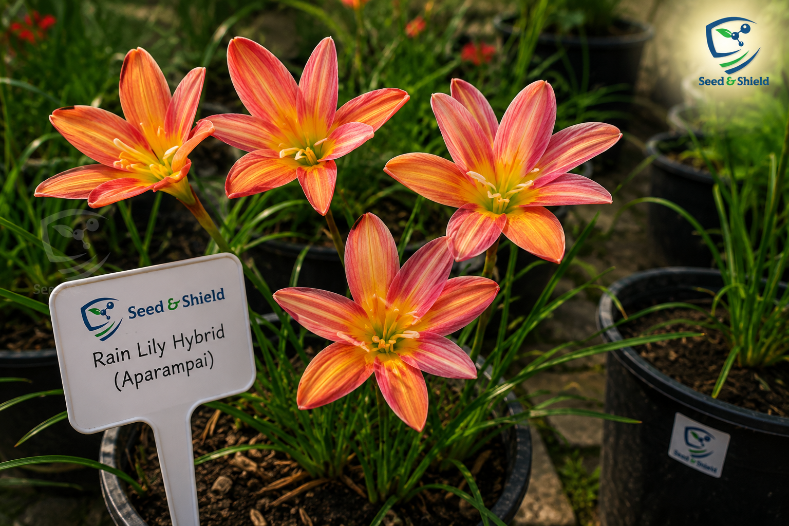 Rain Lily Hybrid Aparampai Bulb – Stunning Pink Blooming Rain Lily