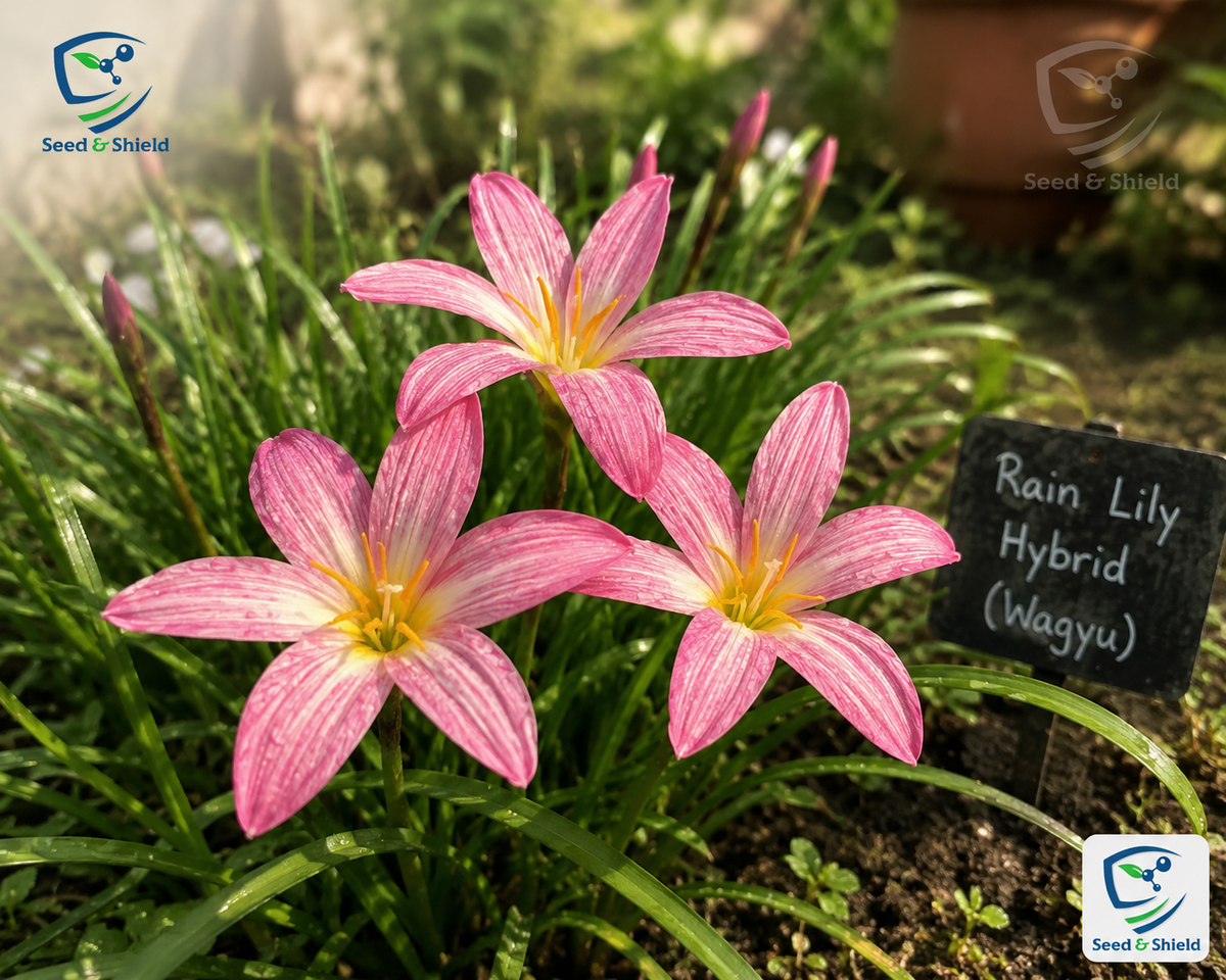 Rain Lily Hybrid Wagyu Bulb – Stunning White Blooming Rain Lily