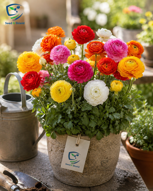Ranunculus Bulbs  Vibrant Layers of Color for Your Garden