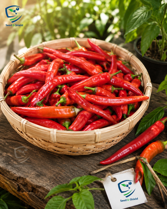 Red Banana Pepper Seeds (Hybrid) – Mild Sweet Chili