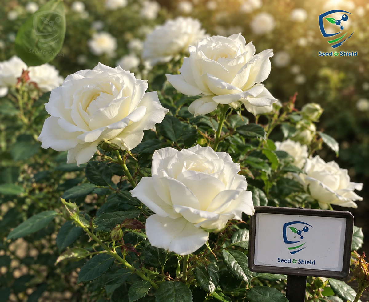 White Rose Vine  Fragrant Climbing Rose Plant for Gardens