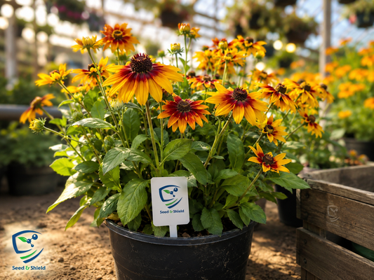 Rudbeckia Seeds (Black-Eyed Susan) – Bright Summer & Autumn Flower