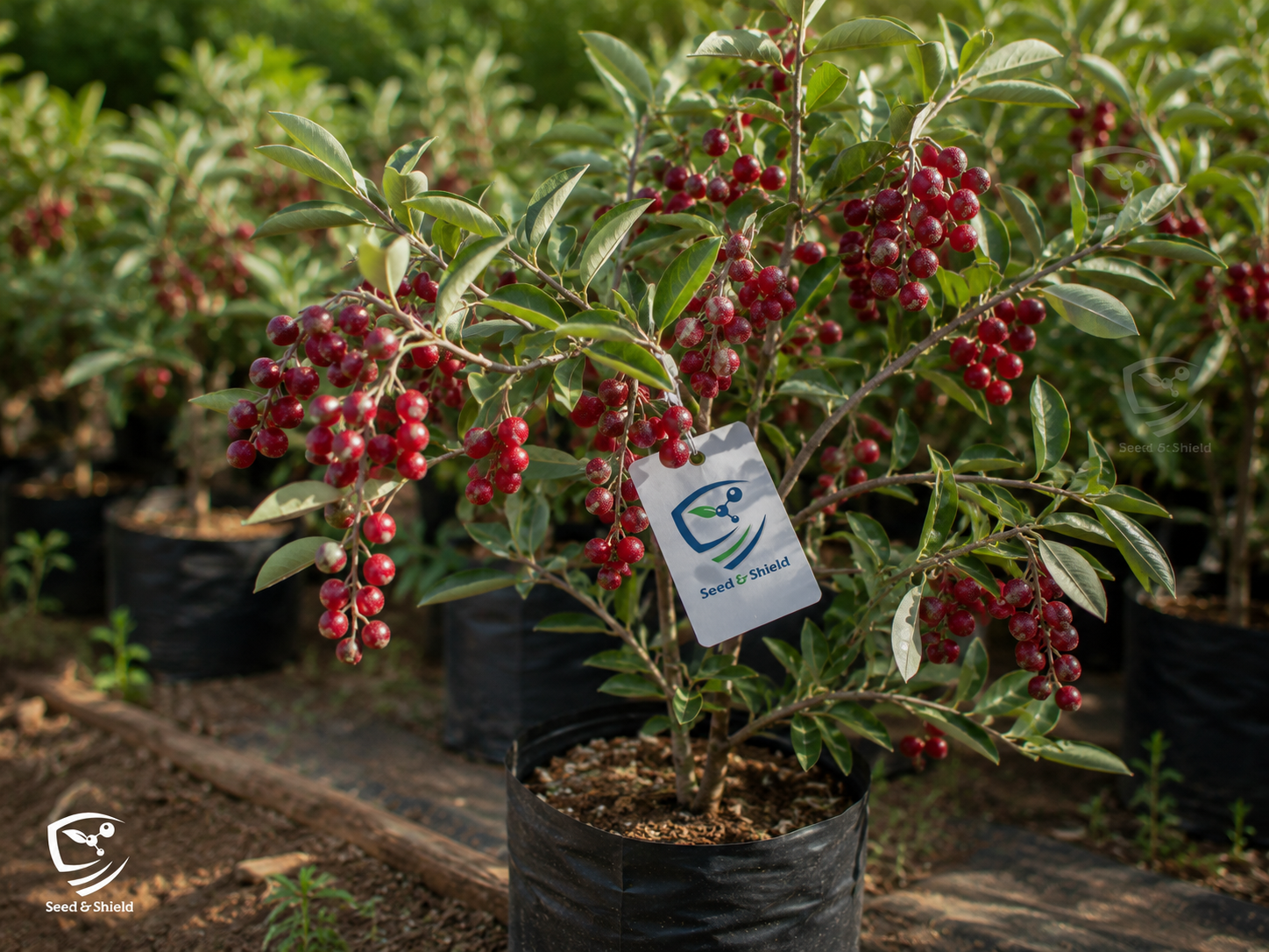 Silver Berry Plant (Elaeagnus)  Hardy, Fragrant, and Beautiful Foliage