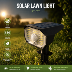 Solar Lawn Light KT-076 – Waterproof Outdoor Garden Light