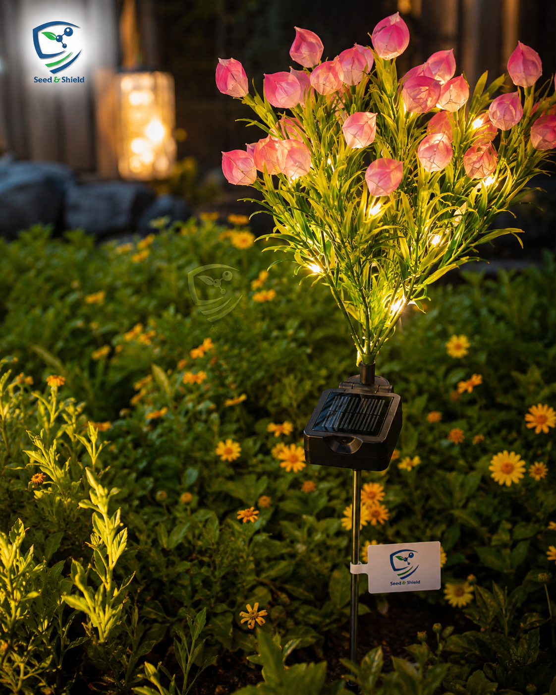 Solar Light  Energy-Saving, Bright & Weather-Resistant Outdoor Lighting (Cherry Lights Design)