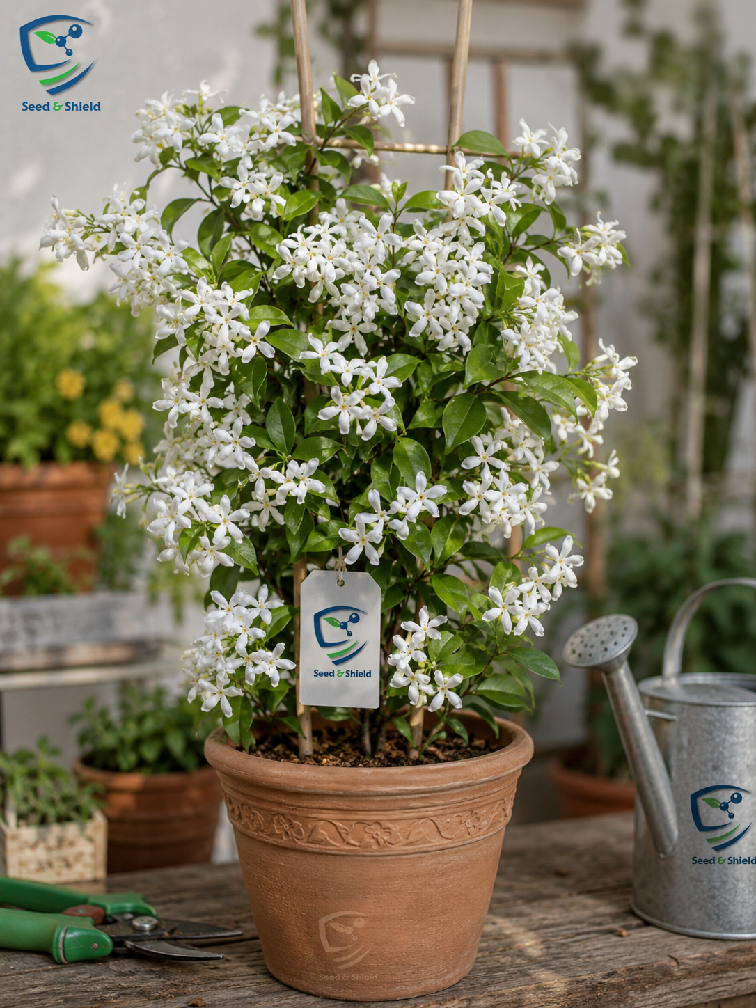 Star Jasmine Plant  Fragrant Evergreen Climber for Home & Garden