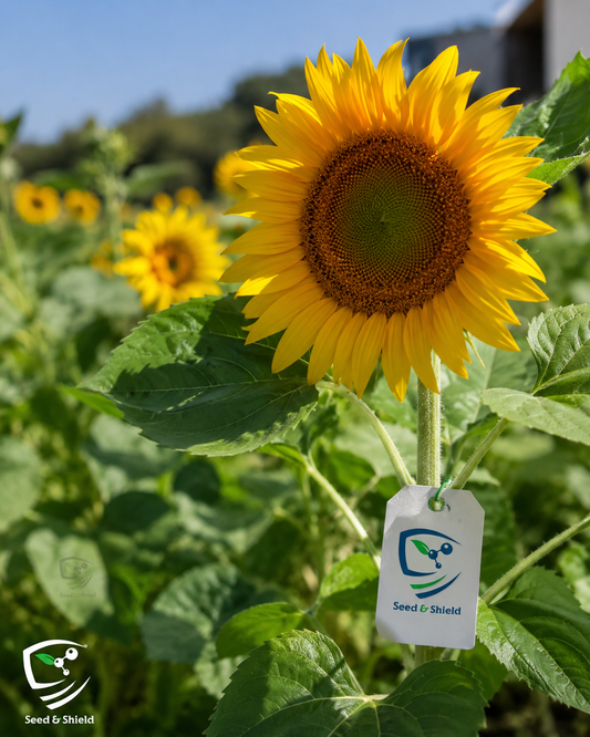 Sunflower Stripes (Yellow) Seeds – Unique Striped Dwarf Sunflower