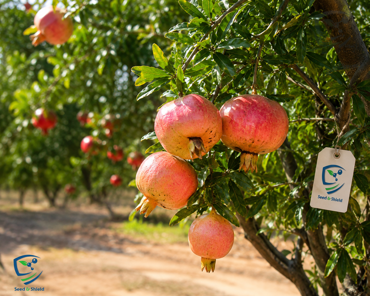 Tarnab Anar (Pomegranate) Plant  Grafted, 2 Years Old, Premium Fruit Variety