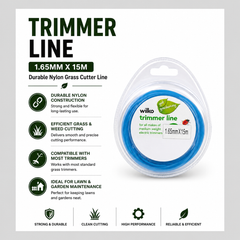 Trimmer Line 1.65mm x 15m – Durable Nylon Grass Cutter Line