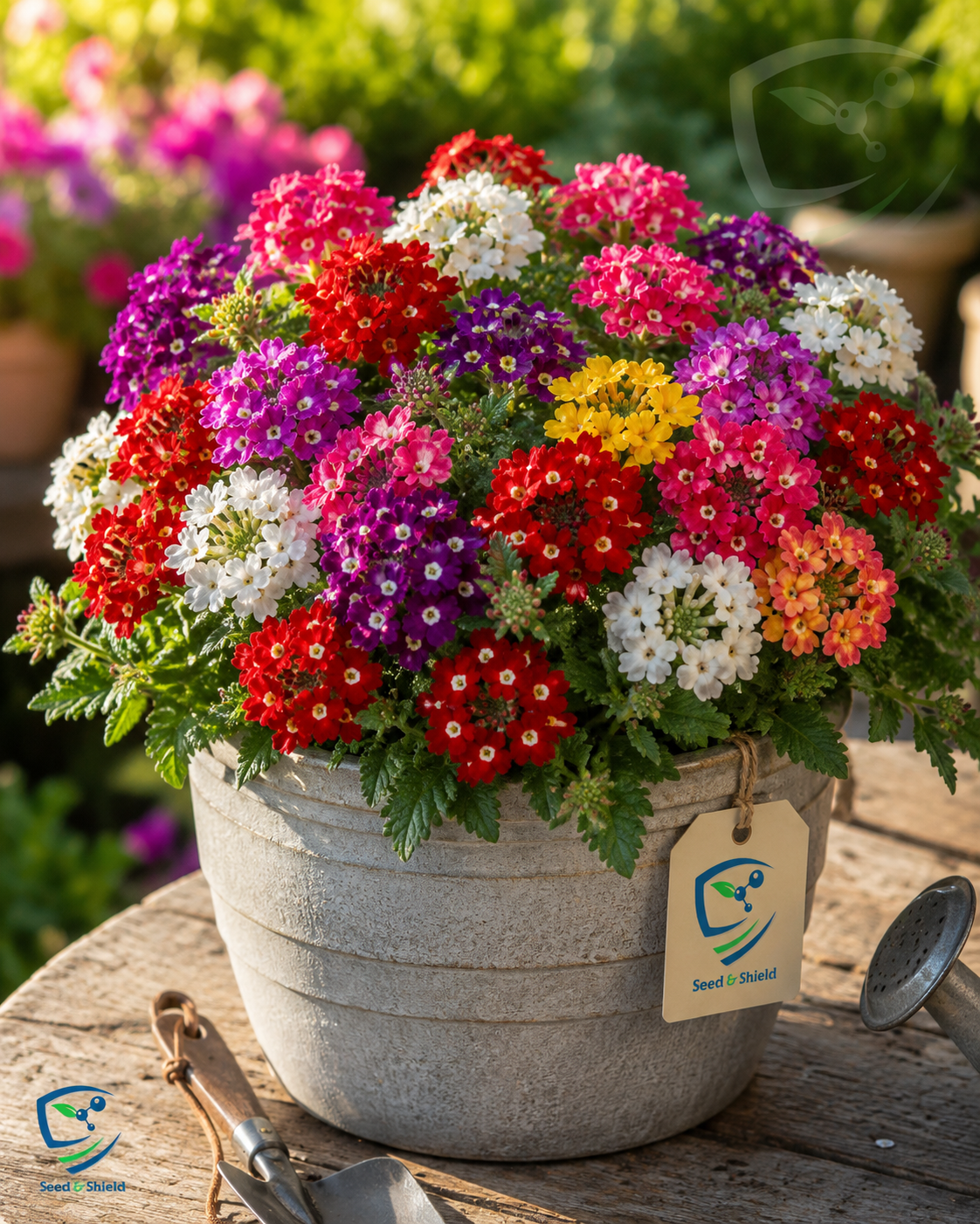 Verbena Hybrida Mix Seeds in Pakistan  Long-Lasting Multi-Color Flowering Plants