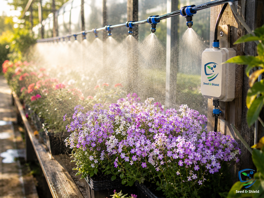 Water Mist System for Garden Cooling & Irrigation | Summer Relief Pakistan