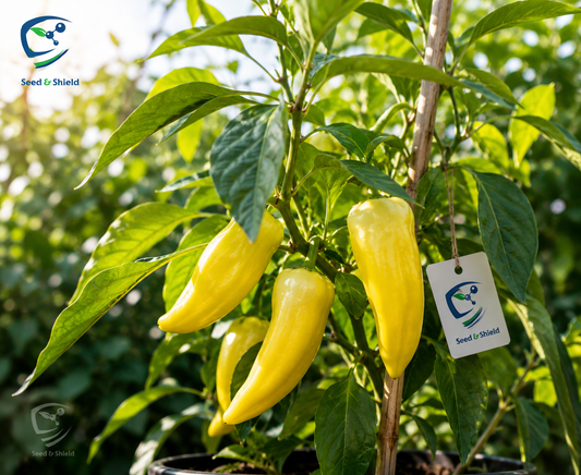 Yellow Banana Pepper Seeds (Hybrid) – Mild Sweet Chili