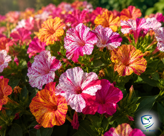 Four’o Clock Bio Color Seeds – Vibrant Night-Blooming Flowers