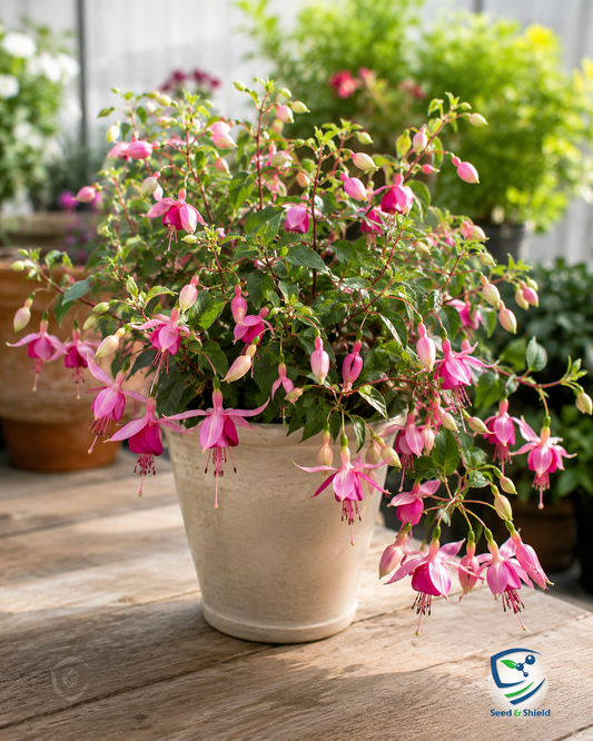 Fuchsia Plant  Hanging Beauty with Elegant Blooms