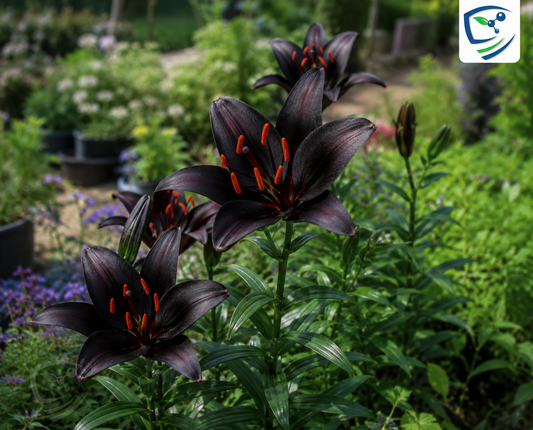 Lilium Blacklist Bulb (Black Lily)  The Symbol of Elegance and Mystery (Limited Stock)