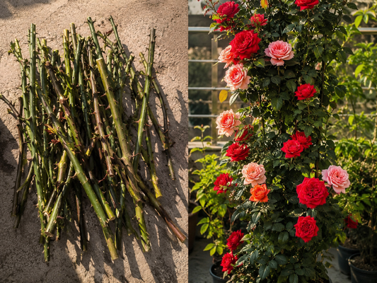 Local Rose Vine Cuttings  Healthy, Easy-to-Grow Cuttings for Home Gardens