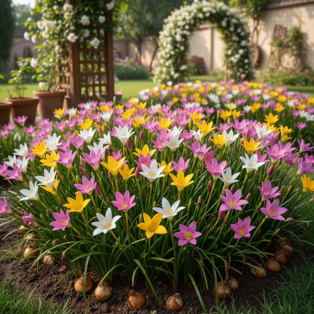 Miracle Rain Lily – Multi-Bloom Colorful Seasonal Lily
